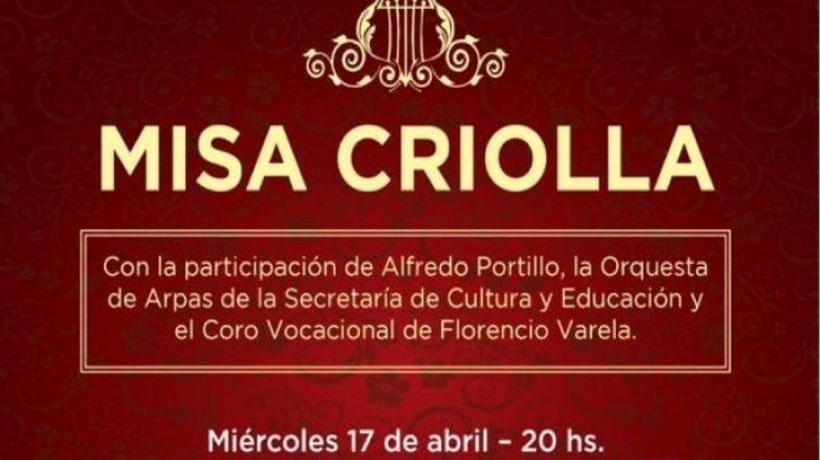 Declaran de Interés Municipal a la Misa Criolla